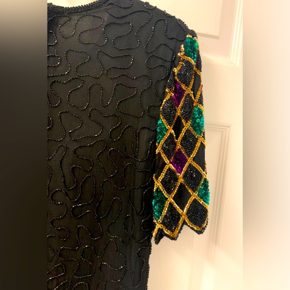 Mark & John By Gopal Stunning Vintage 80’s Dress SZ Mecium - Picture 3 of 5